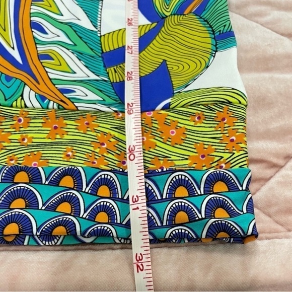 👙👗Trina Turk Tropical Flowers Swim Jersey Swimsuit Cover Up Tunic/Dress👙👗 - Picture 6 of 8